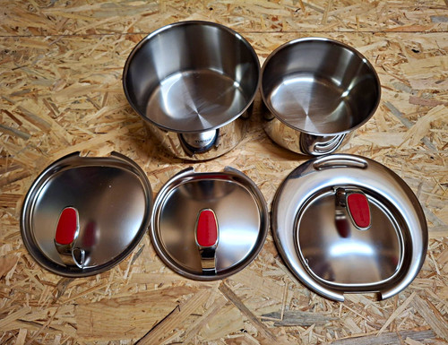 Tupperware edelstahl topfset - tupperware,