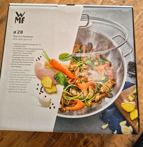 Wmf wok edelstahl silber - wmf, 28