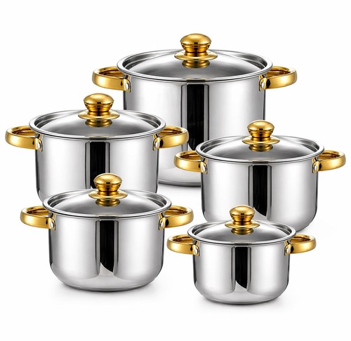 Teiliges edelstahl kochtopf - 5-teiliges,