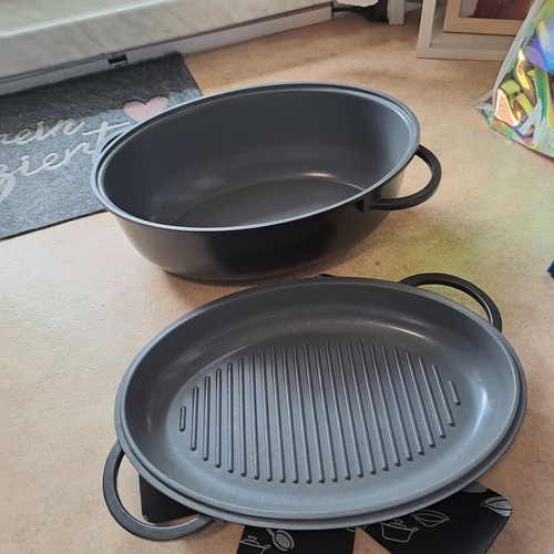 Bräter grillpfanne set oval - set,