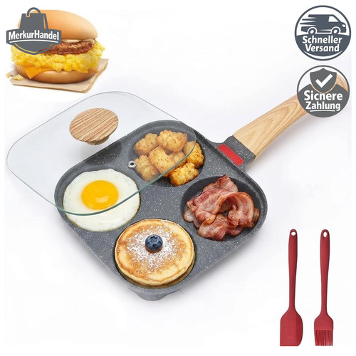 Spiegeleipfanne mit deckel - mit,